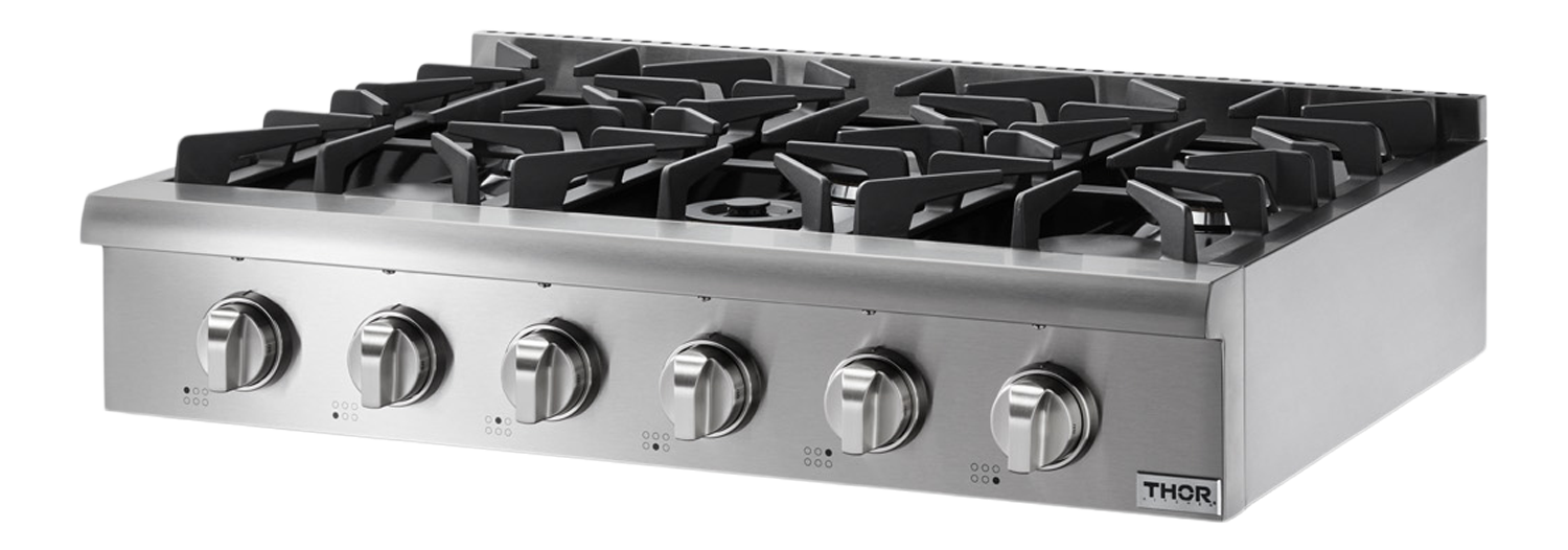 Thor Kitchen 36-Inch Professional Gas Rangetop - Model HRT3618U