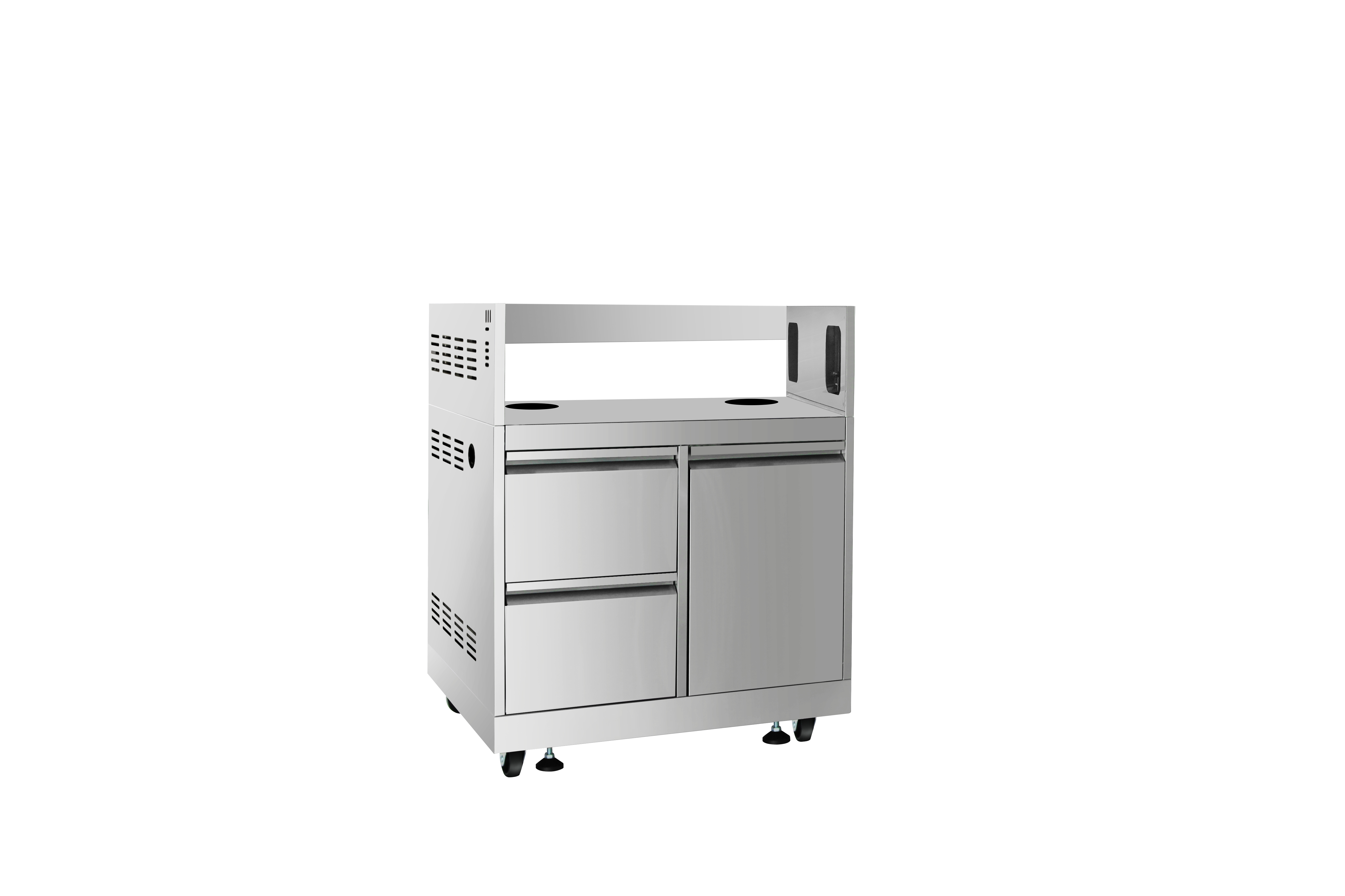 Thor Kitchen Outdoor Kitchen BBQ Grill Cabinet in Stainless Steel - Model MK03SS304-R (Renewed)