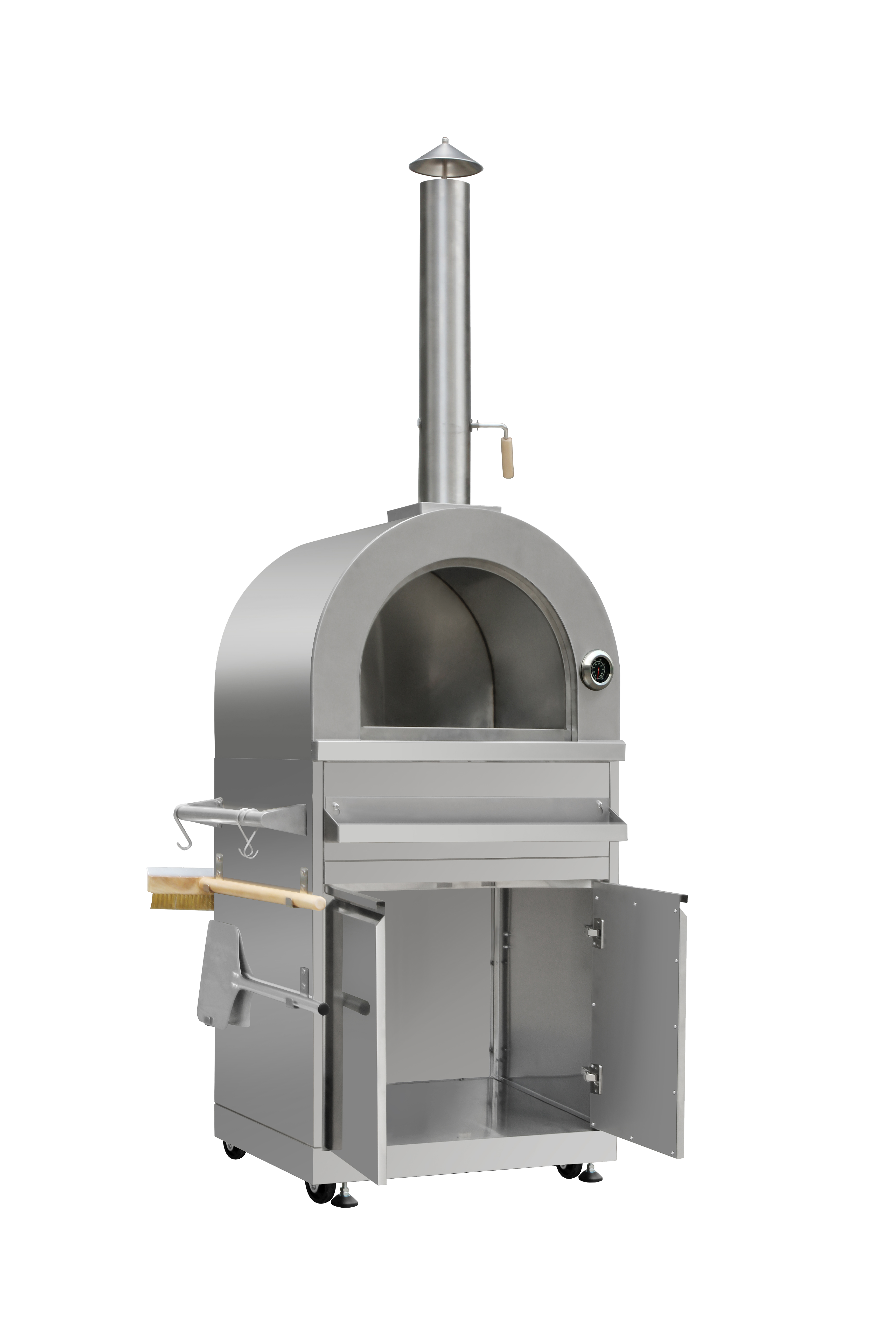 Thor Kitchen Outdoor Kitchen Pizza Oven And Cabinet - Model MK07SS304-R (Renewed)