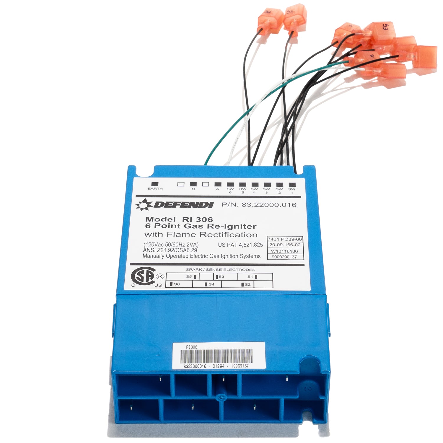 6-Point Spark Module Blue Box - 83.22.000016-000-A0