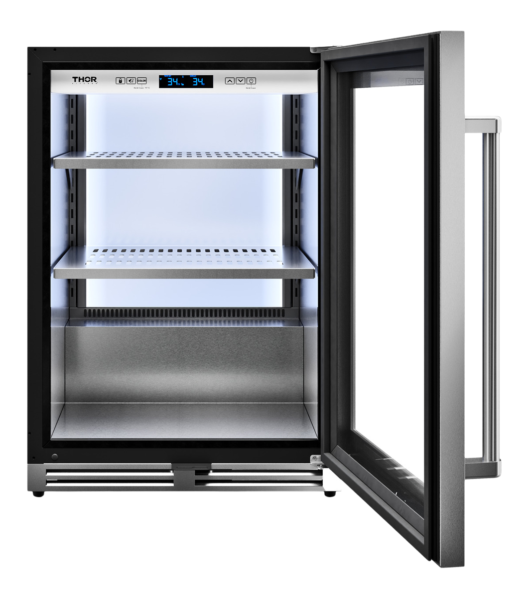 Thor Kitchen 24 Inch Professional Undercounter Beverage Cooler - Model TBR24U