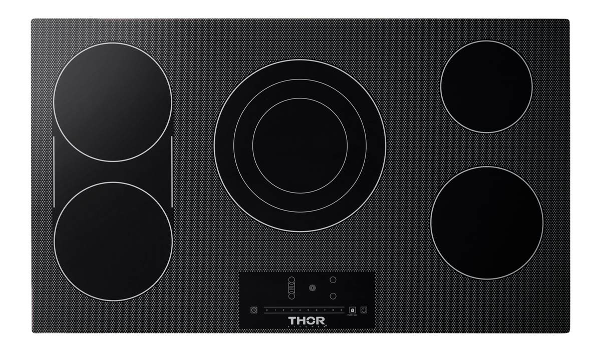 Thor Kitchen 36 Inch Professional Electric Cooktop - Model TEC36-R (Renewed)