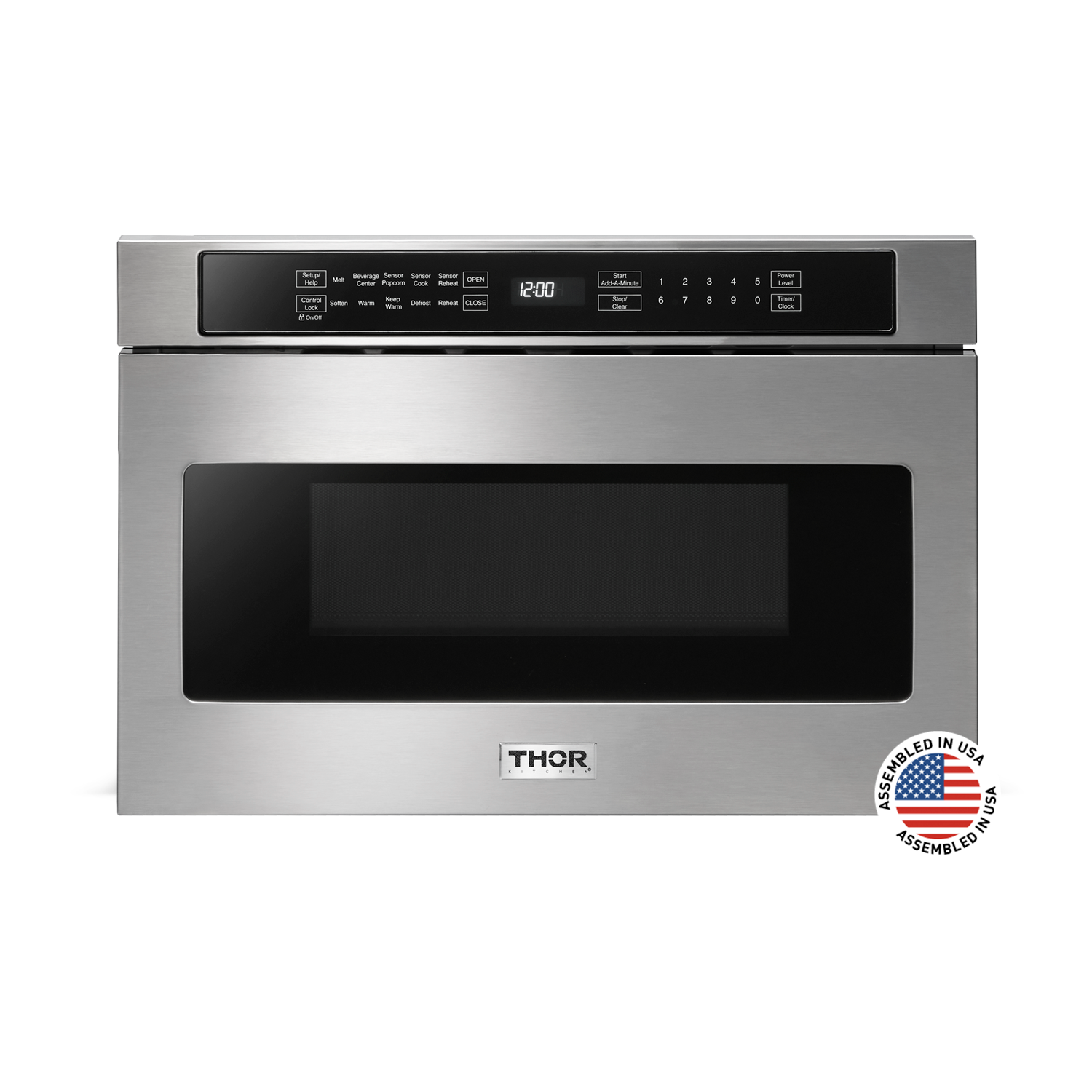 Thor Kitchen 24 Inch Microwave Drawer - Model TMD2401-R (Renewed)