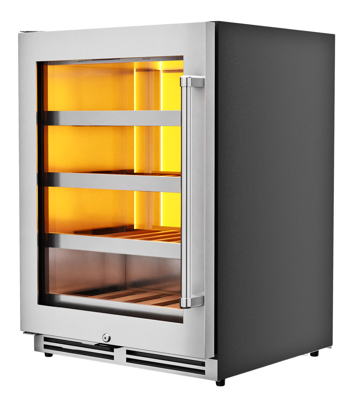 Thor Kitchen 24-Inch Single Zone Wine Cooler, Left Swing, 45 Wine Bottle Capacity - Model TWC24UL-LH-R (Renewed)