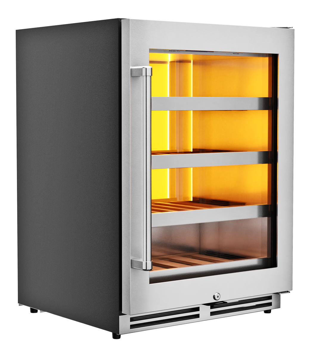 Thor Kitchen 24-Inch Single Zone Wine Cooler, 45 Wine Bottle Capacity - Model TWC24UL-R (Renewed)